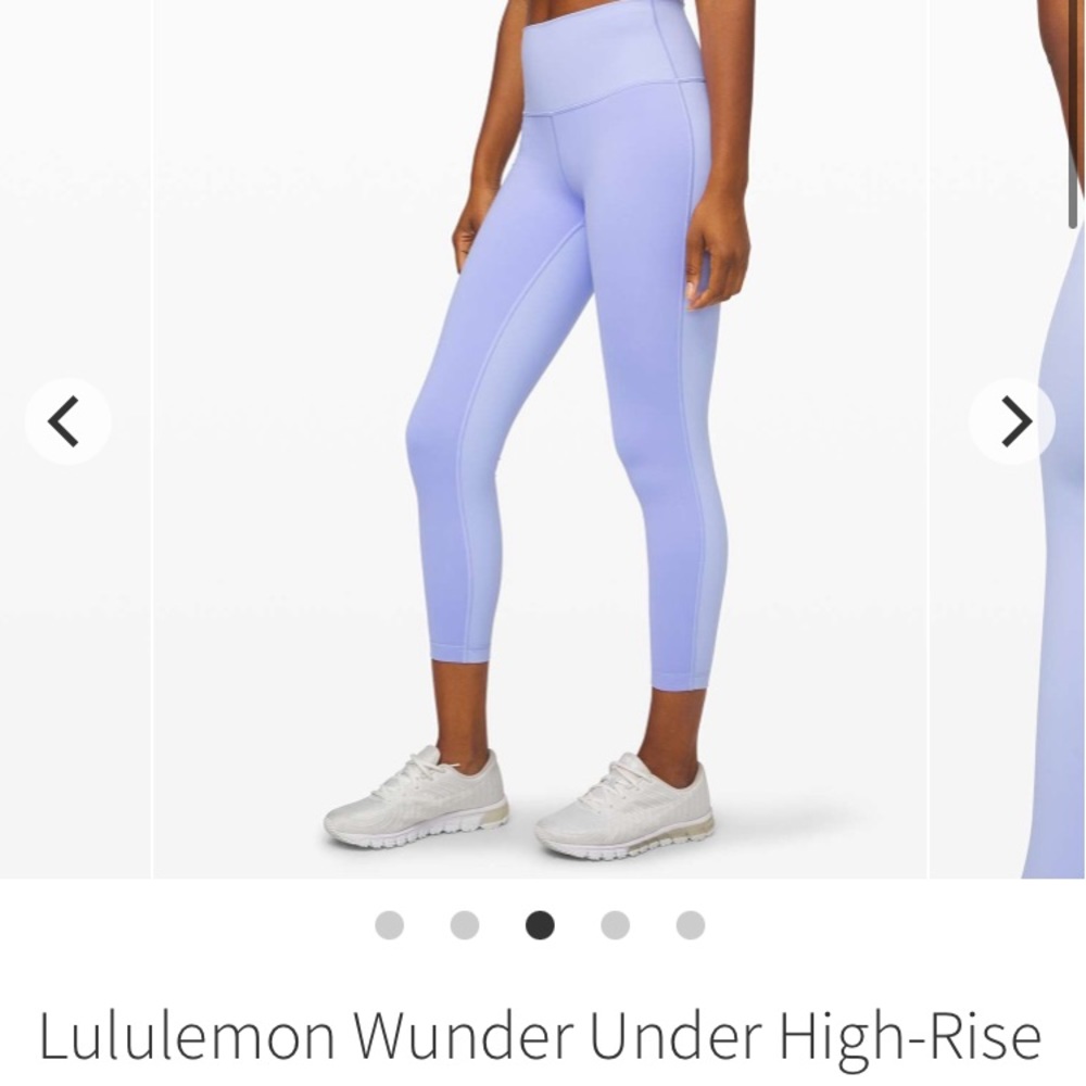 RARE Lululemon wunder under lavender dusk 2